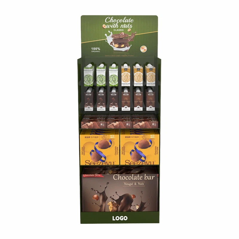 Estante de exhibición de cartón