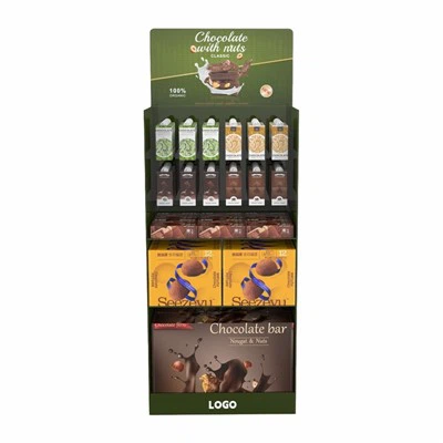 Estante de exhibición de cartón