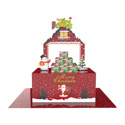 Soporte de exhibición de piso de papel